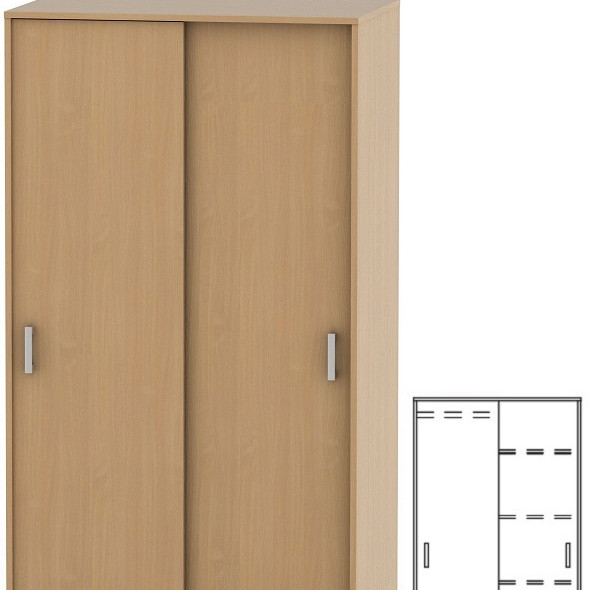 BETTY 04-02 skriňa s posuvnými dverami