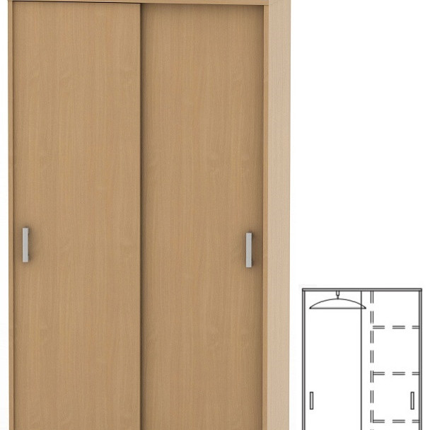 BETTY 04-03 skriňa s posuvnými dverami