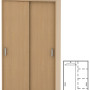 BETTY 04-03 skriňa s posuvnými dverami